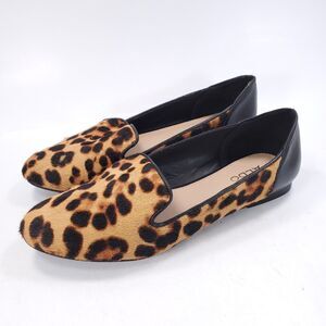 Aldo Casual Slip On Block Heel Ballet Flat Womens Size 6.5 Leopard Print